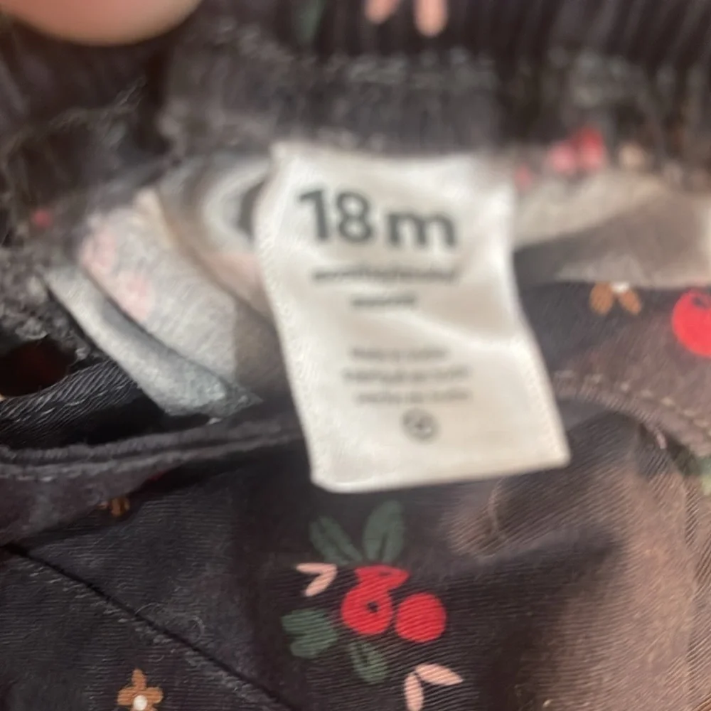 Carters baby girl pattern overallsl